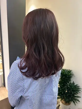 ロング カラー hubhair レイヤー/透明感のヘアスタイル