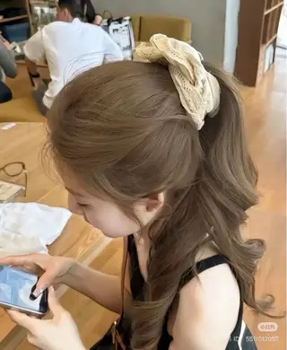 カラー 透明感うる艶カラー 🤍MANAMIのヘアスタイル