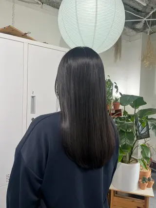 ロング 中津川 愛恵のヘアスタイル