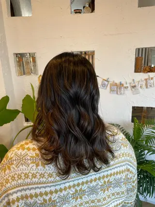 ロング カラー 🌸小掛🌸 豊橋外国人風カラーのヘアスタイル