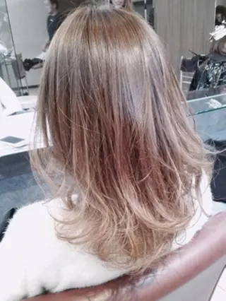 セミロング カラー 上條 航平のヘアスタイル