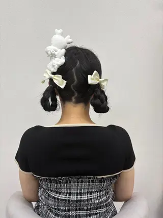 ヘアアレンジ ヘアサロン ミカヅキのヘアスタイル