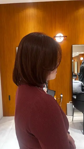 ミディアム カラー 🩵透明感カラー🩵 /表参道/うららのヘアスタイル