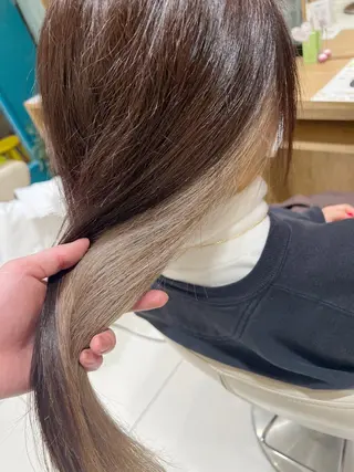 ミディアム カラー 佐伯蓮 🫧学割メニューありのヘアスタイル