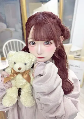 ロング カラー 🍓艶モテ暖色カラー 🎀mayu🍓のヘアスタイル