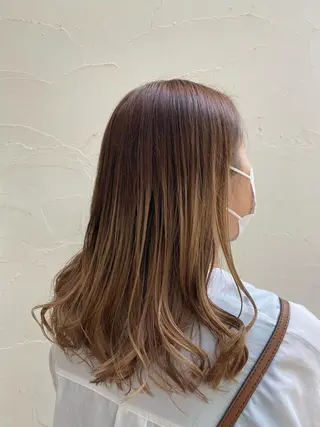ロング カラー パーマ/髪質改善 【榎本千夏】のヘアスタイル