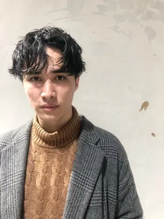 メンズ ambleluxe 🌈透明感カラー中野のヘアスタイル