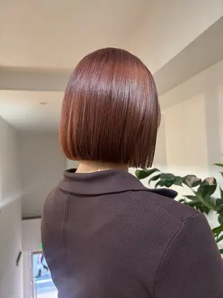 ショート カラー 艶ハイトーン/ボブ ラベンダーカラー🪄のヘアスタイル
