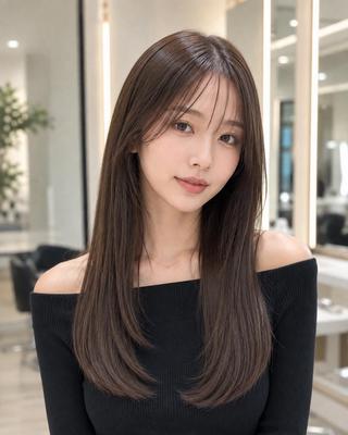 ミディアム jill by gisel 博多のヘアスタイル