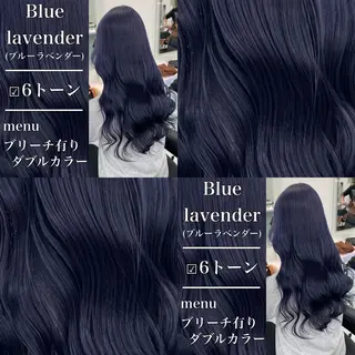 ロング カラー ヘアアレンジ レイヤー×透明感カラ ーHAYATOのヘアスタイル