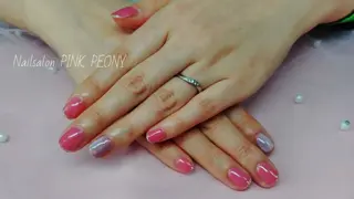 ネイル PINK PEONY AMIのネイルデザイン
