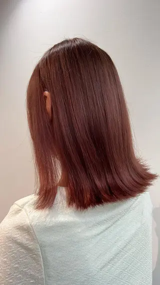 ミディアム カラー 大人ボブと似合 わせカラー/馬場 翼のヘアスタイル