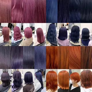 セミロング カラー ヘアアレンジ 🩵 JURI🩵のヘアスタイル