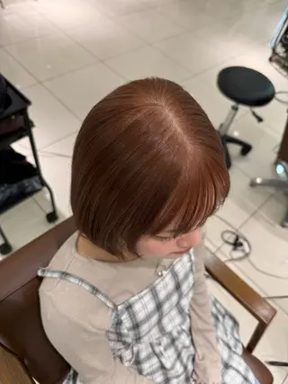 ショート カラー 髪質改善”透け感" カラー/Hono🪞のヘアスタイル