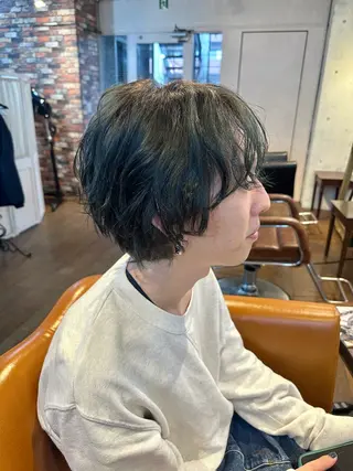 ショート カラー メンズ マエダ カズエ🫶 coronahairのヘアスタイル