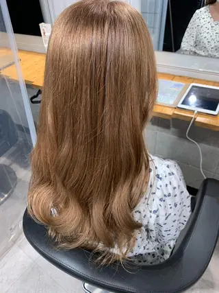 ロング カラー ヘアアレンジ ayaka 🍨のマツエク・マツパデザイン