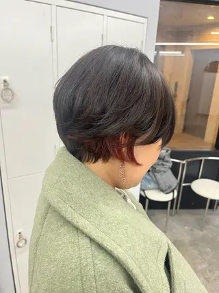カラー koikiナチュラル オリーブカラー🦙のヘアスタイル
