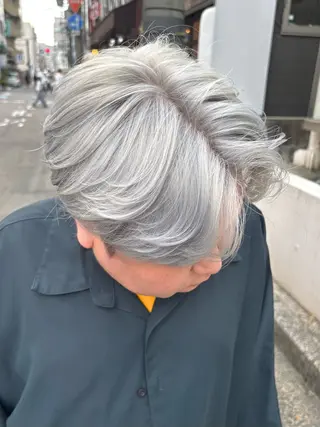 ミディアム メンズ メンズ/燕三条駅 NOBUTA💎のヘアスタイル