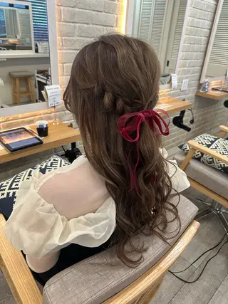ヘアアレンジ ✄折橋 彩花🐶🍑のヘアスタイル