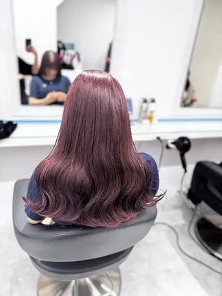 ロング カラー ヘアアレンジ 透け上品ハイトーン 職人ゆうと🤍のヘアスタイル