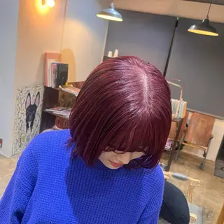 カラー 松原 樹里のヘアスタイル