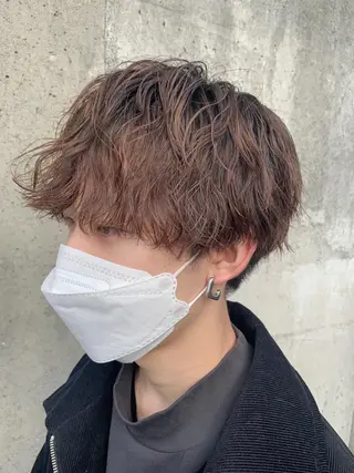 ショート 失敗しないパーマ 稲葉/草薙のヘアスタイル