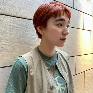ショート カラー 渋谷/原宿/メンズ/ コヤマトモヤのヘアスタイル