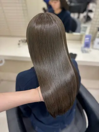 ロング カラー 🤍韓国大人っぽ ベージュMAI🤍のヘアスタイル