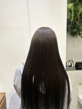 ロング カラー 🫧寒色カラー/透明 感ブラック/Risaのヘアスタイル