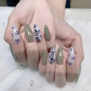 ネイル メンズ Nail salon 木にいるのネイルデザイン