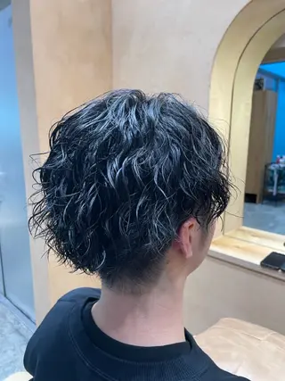 パーマ メンズ しだ あつきのヘアスタイル