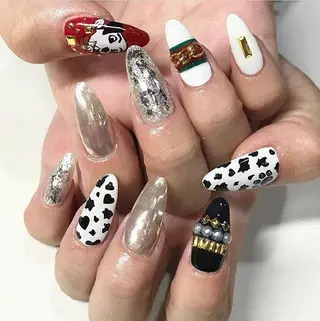 ネイル 渋谷／チップ長さ出し 👑アプレgel-xのネイルデザイン