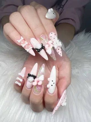 ネイル Lee Nails チップ長さだし専門店のネイルデザイン