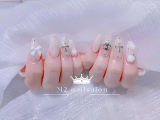 ネイル 長さだし専門店 M2 rikaのネイルデザイン