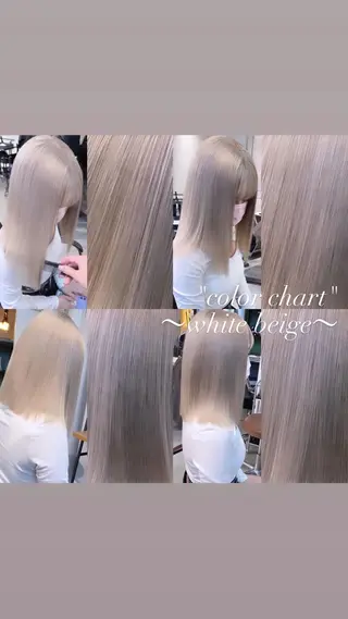 ミディアム カラー 💜ハイトーン💛 マジカルかいちゃんのヘアスタイル