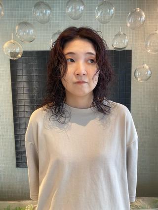 セミロング 横地 凌のヘアスタイル