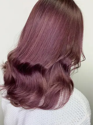 ロング レイヤー/艶髪カラー 森本くるみのヘアスタイル
