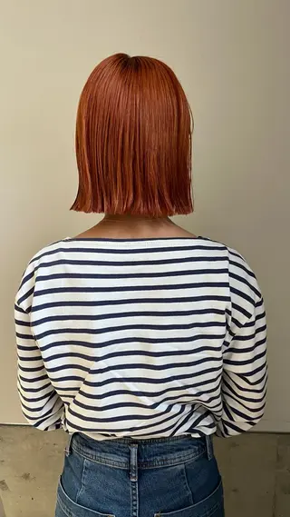 ミディアム リコ🩵 ショートカットのヘアスタイル
