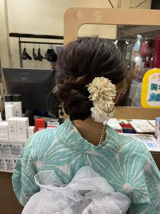 ロング カラー ヘアアレンジ 「sumi」 AMIのヘアスタイル