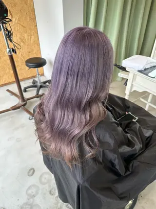 セミロング 野上 麗のヘアスタイル
