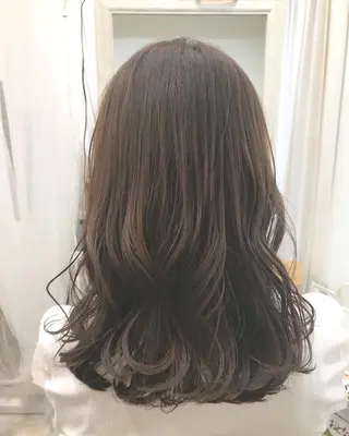 セミロング takebuchi harukaのヘアスタイル