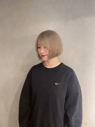 ショート カラー 下北沢ブリーチ 𝜗𝜚パーマ ANのその他イメージ