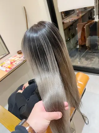 セミロング カラー Love&Hair Breit/下川のヘアスタイル