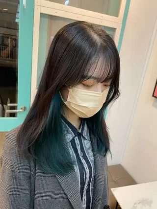 ロング カラー ameet ゆいのヘアスタイル