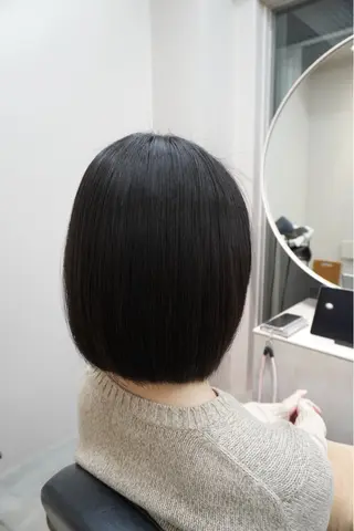 ミディアム 似合わせレイヤー ‪ෆ‪.*艶髪補修のヘアスタイル