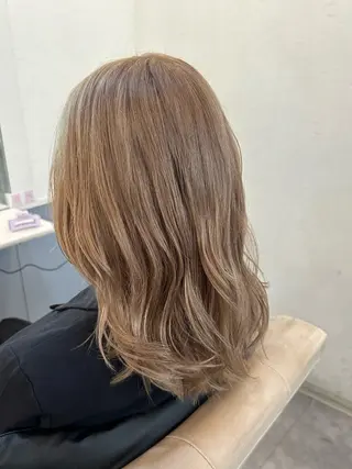 セミロング カラー 🩵透明感/高発色 /難波/北原佑記🌸のヘアスタイル