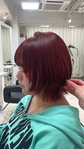 ミディアム カラー デザインカラー✧ 透明感カラーリノのヘアスタイル