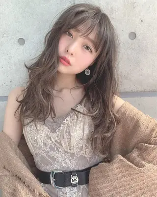 ロング カラー ヘアアレンジ 💞あざと可愛い💞 児玉大地のヘアスタイル