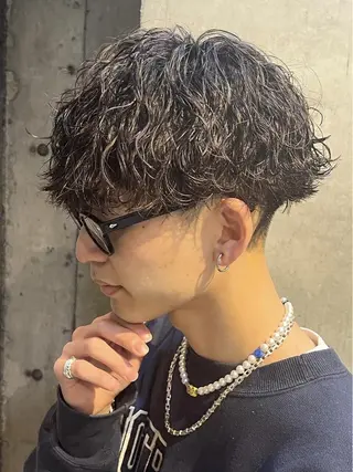 ショート パーマ メンズ SENTA✨メンズ パーマ✨fifth栄のヘアスタイル
