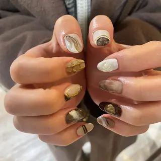 ネイル niconail 🧣ayu 📍烏山のネイルデザイン
